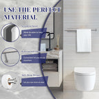 Stainless Steel Paper Towel Rack - Self-Adhesive & Wall Mounted Holder
