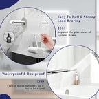Stainless Steel Paper Towel Rack - Self-Adhesive & Wall Mounted Holder