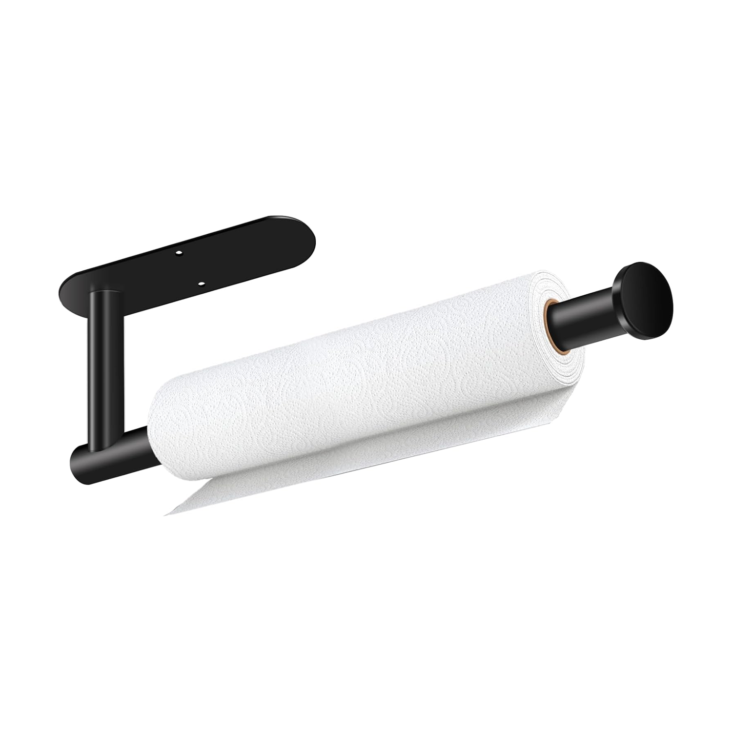 Stainless Steel Paper Towel Rack - Self-Adhesive & Wall Mounted Holder