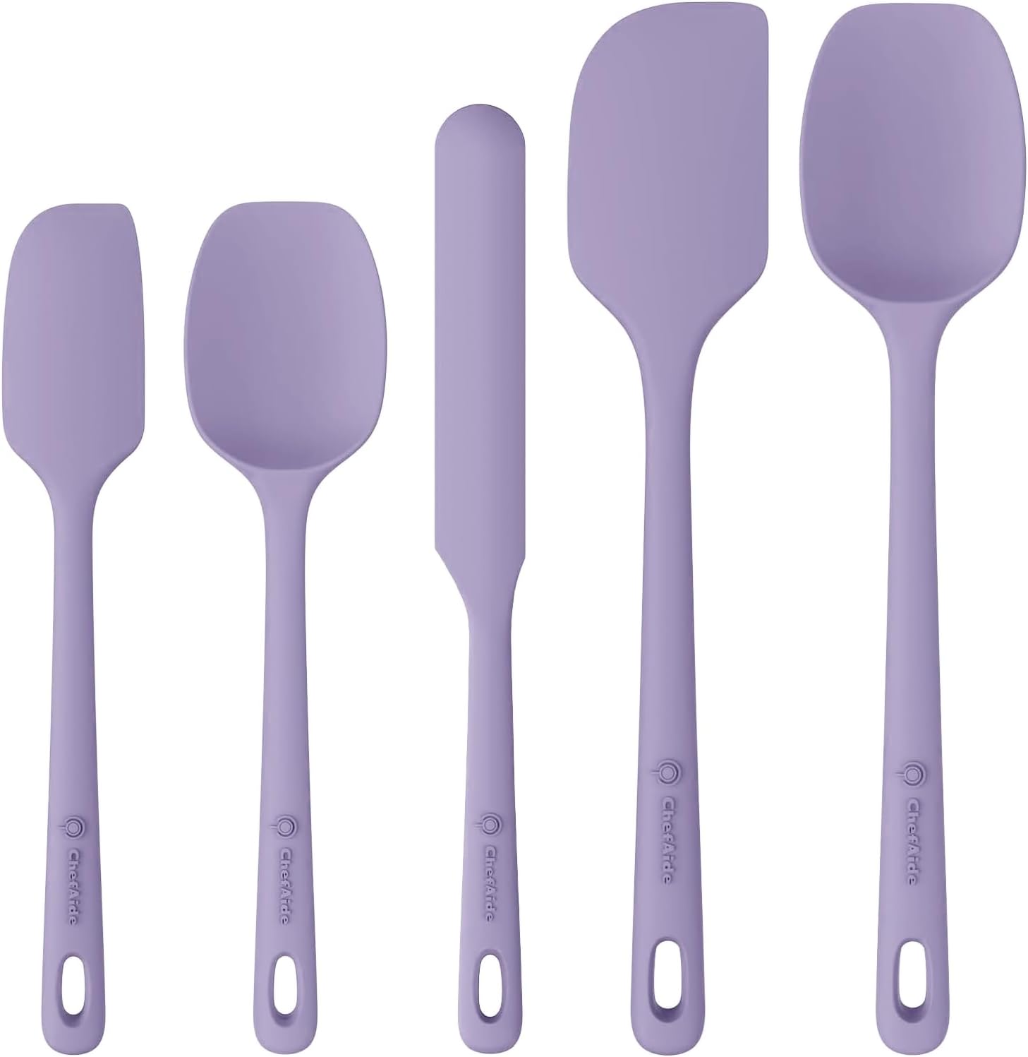Premium 5 Piece Non-Stick Spatula Set - Professional Food Grade Kitchen Utensils